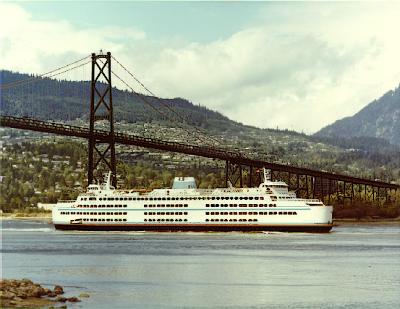 C-Class vessel in first narrows